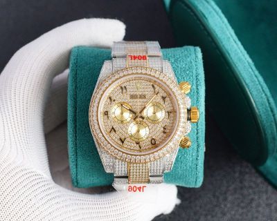 ROLEX Daytona Stainless Steel 904L Steel 40MM Diameter 7750 Movement Gold Watch